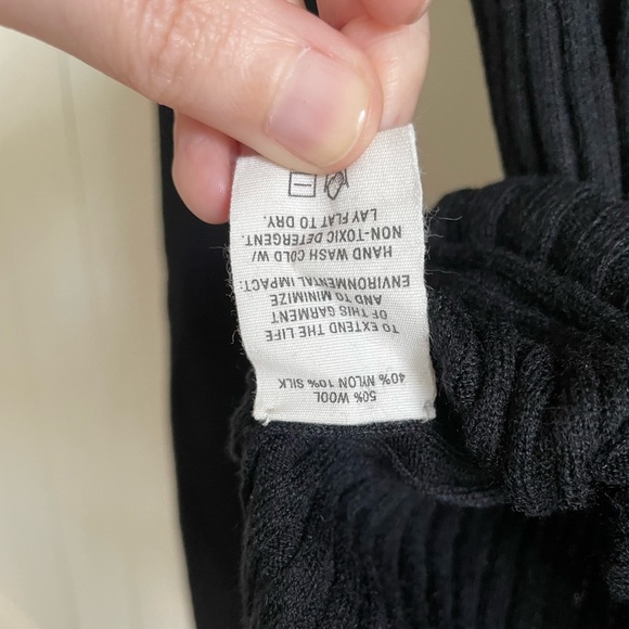 Alex Mill Black Ribbed Sweater - Picture 5 of 5